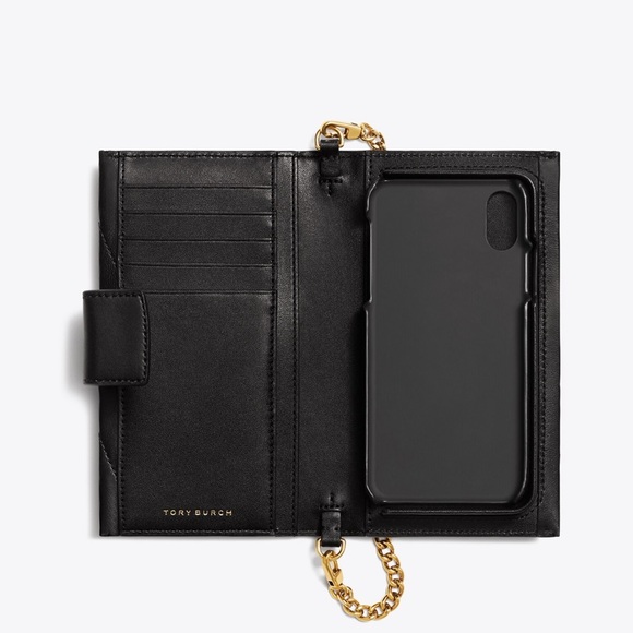 NWT authentic rare luxury minimalist Tory Burch Kira Chevron Phone Crossbody - Picture 4 of 17